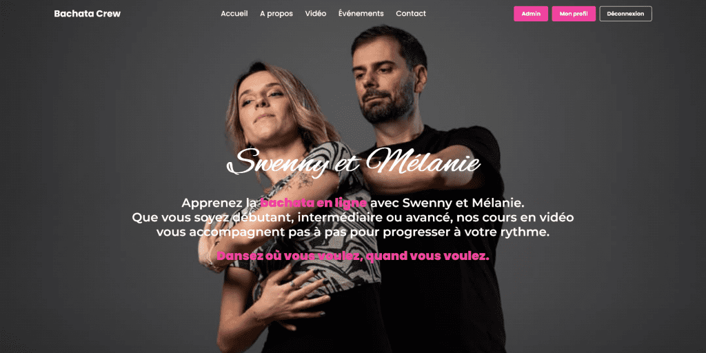 swennyetmelanie.fr landingpage